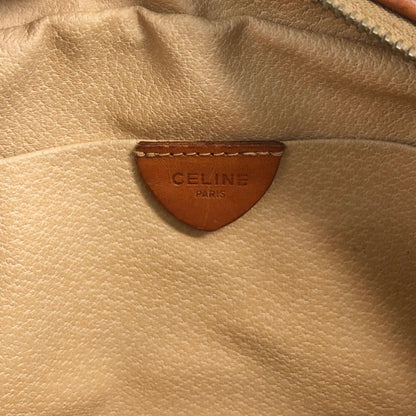 CELINE Macadam Blason Shoulder bag Brown Vintage v2cvc8