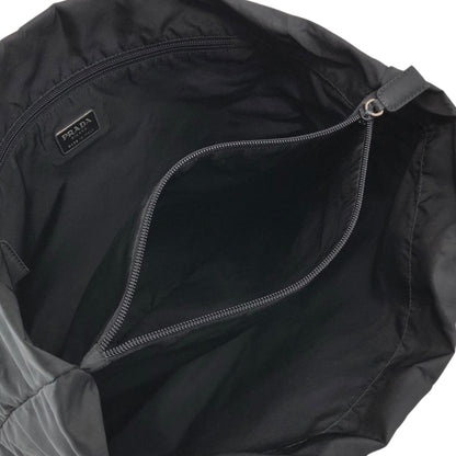 PRADA Tessuto Triangle Logo Totebag Black Vintage a5e385