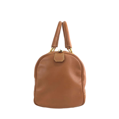 LOEWE Anagram Handbag Boston bag Brown Vintage ytueuz