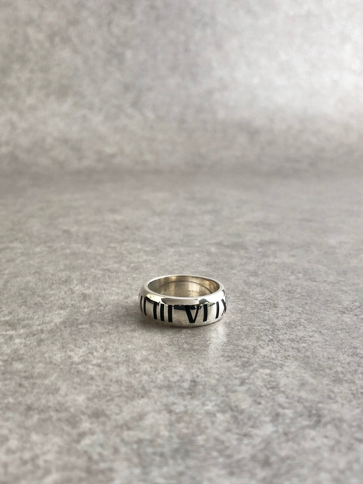 Tiffany & Co. Ring Silver Vintage 2mbnbf