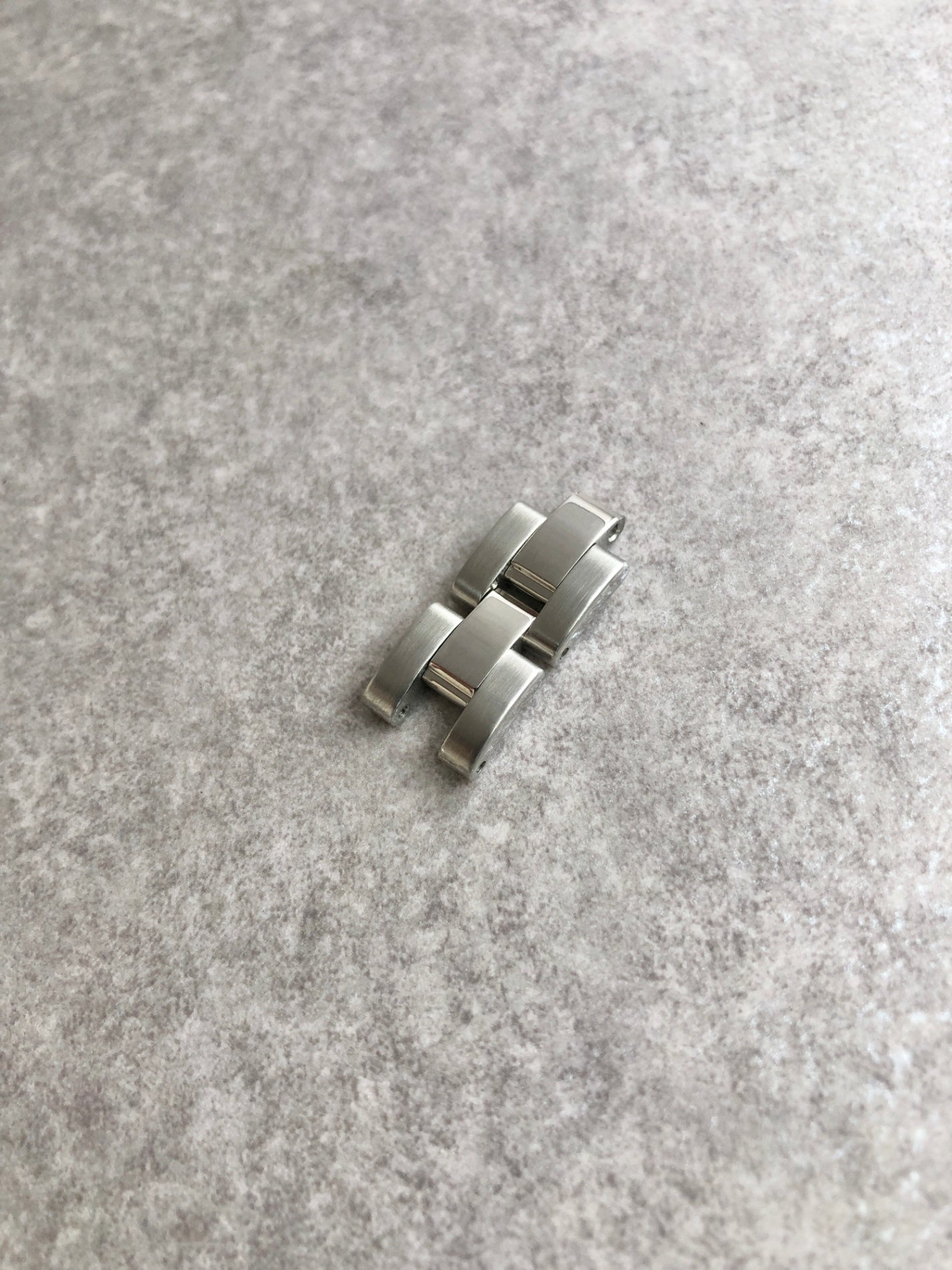 BURBERRY Logo Watch Silver 5421-H11411 Vintage 38ehpt