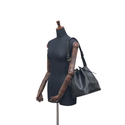 LOUIS VUITTON Epi Logo Shoulder bag Black M59012 Vintage yahgim