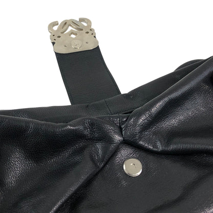 LOEWE Anagram Handbag Black Vintage sf28ij