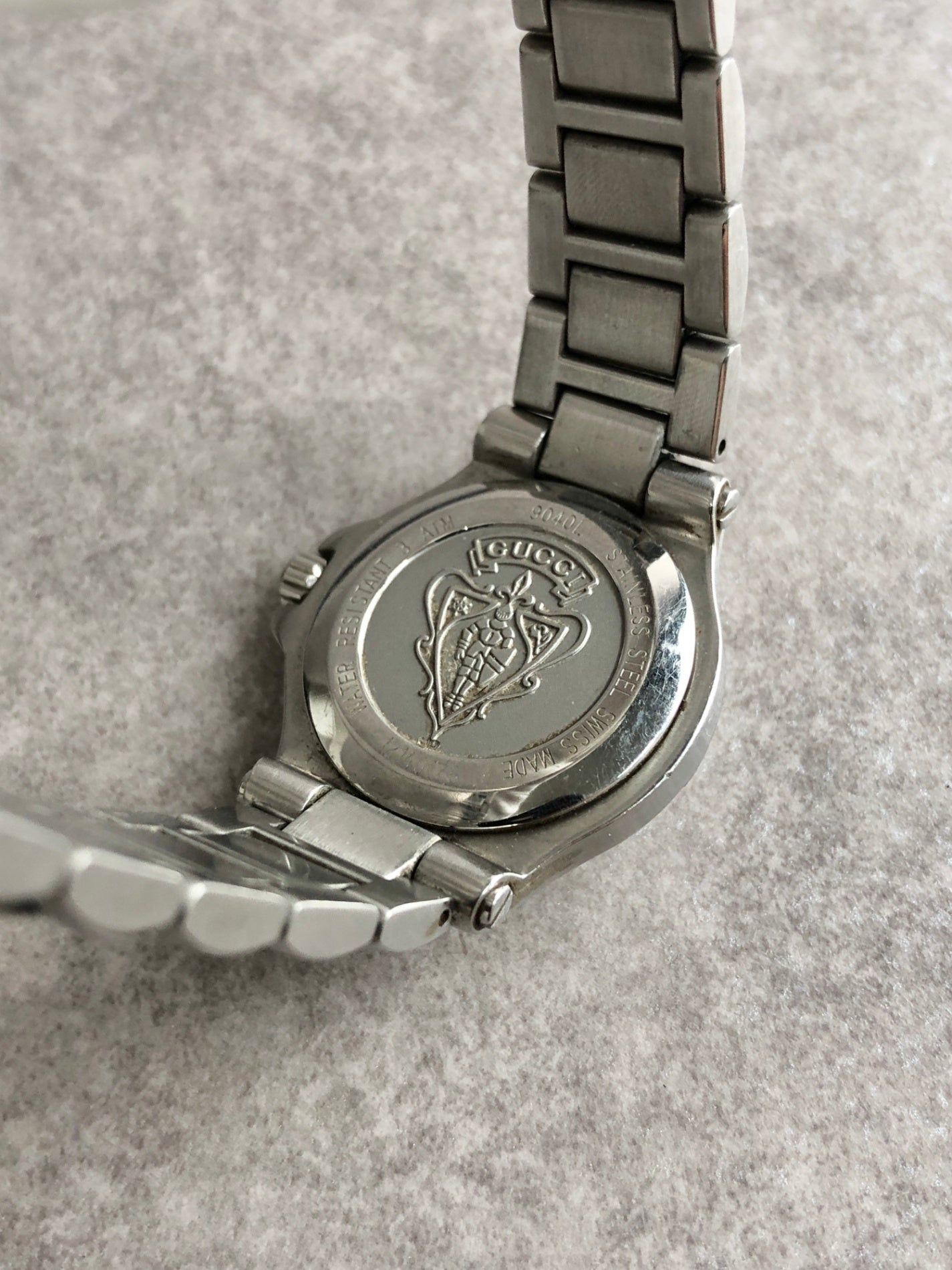 GUCCI Watch Silver 5500M Vintage fwrvar