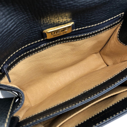 LOEWE Turn Lock Shoulder bag Navy Vintage spwcd3