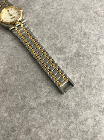 GUCCI Quartz Watch Silver×Gold 9000L Vintage 5tjs4e