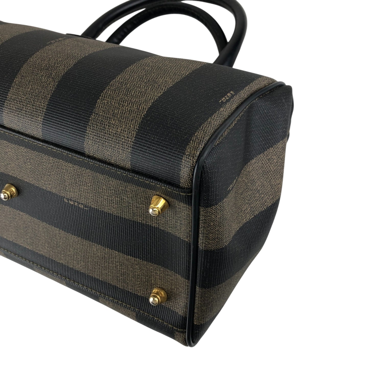 FENDI Pecan Two-way Small Boston bag Shoulder bag Brown Vintage ntzyuv