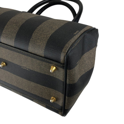 FENDI Pecan Two-way Small Boston bag Shoulder bag Brown Vintage ntzyuv