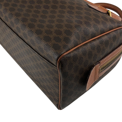CELINE Macadam Blason Two-way Handbag Shoulder bag Brown Vintage mxkp72