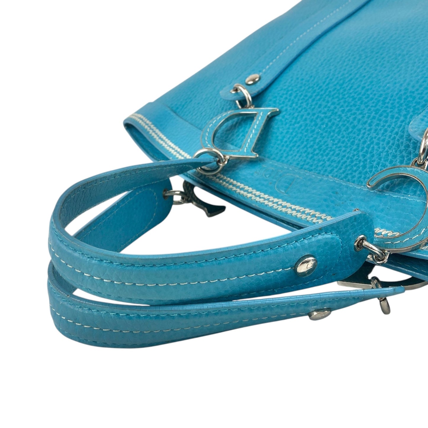Christian Dior  Handbag Light Blue Vintage ys2yth