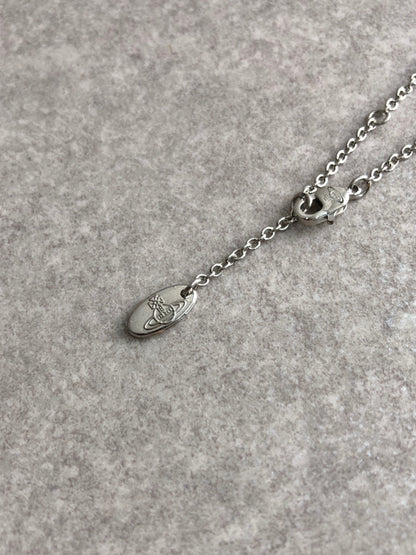 Vivienne Westwood Necklace Silver 169164 Vintage yb3aig