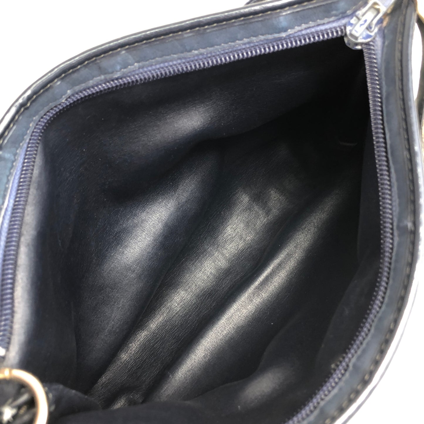 Christian Dior Trotter Logo 單肩包 海軍藍 復古 thm6uu