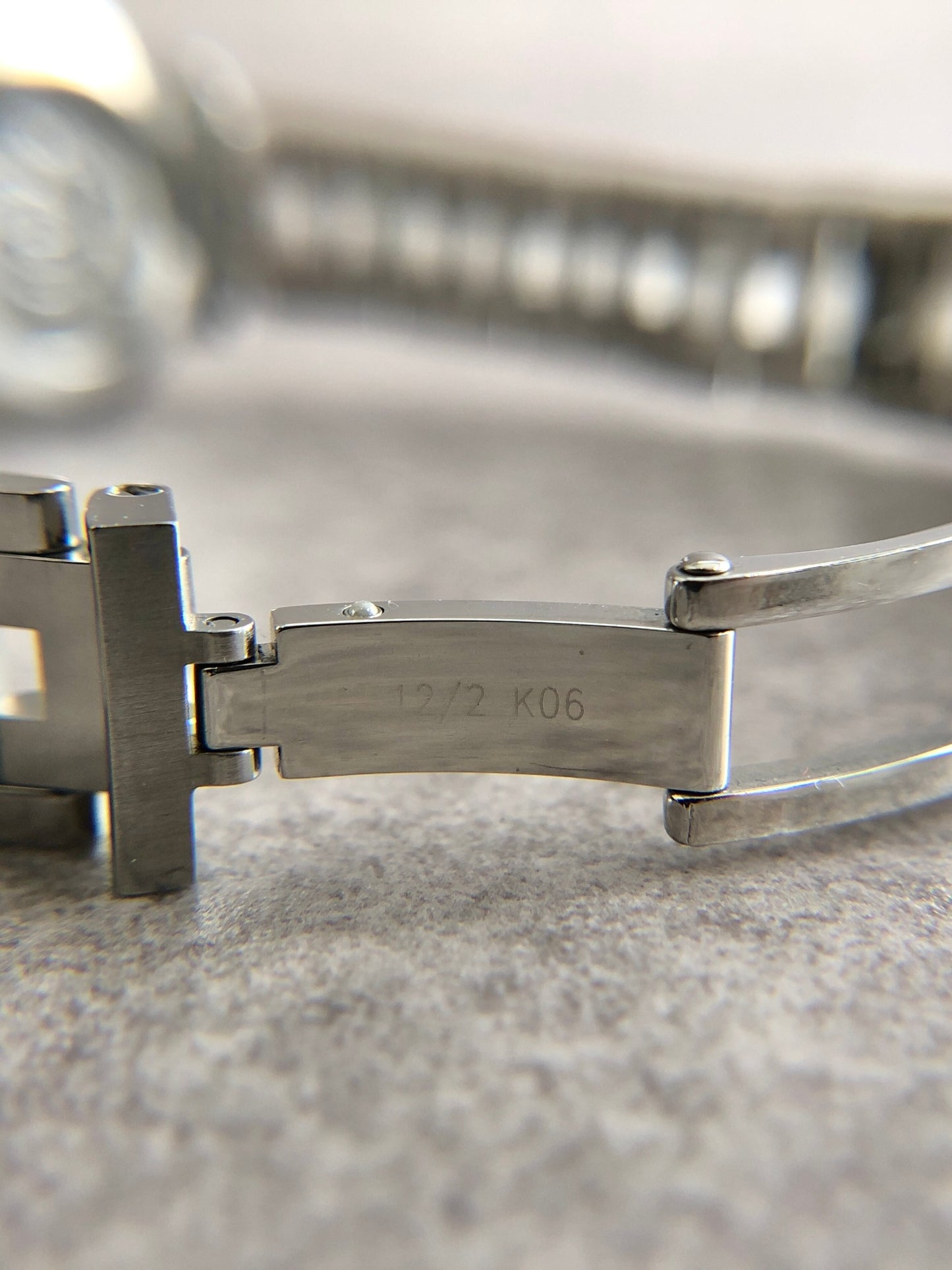 HERMES Watch Silver Vintage 6c76vx