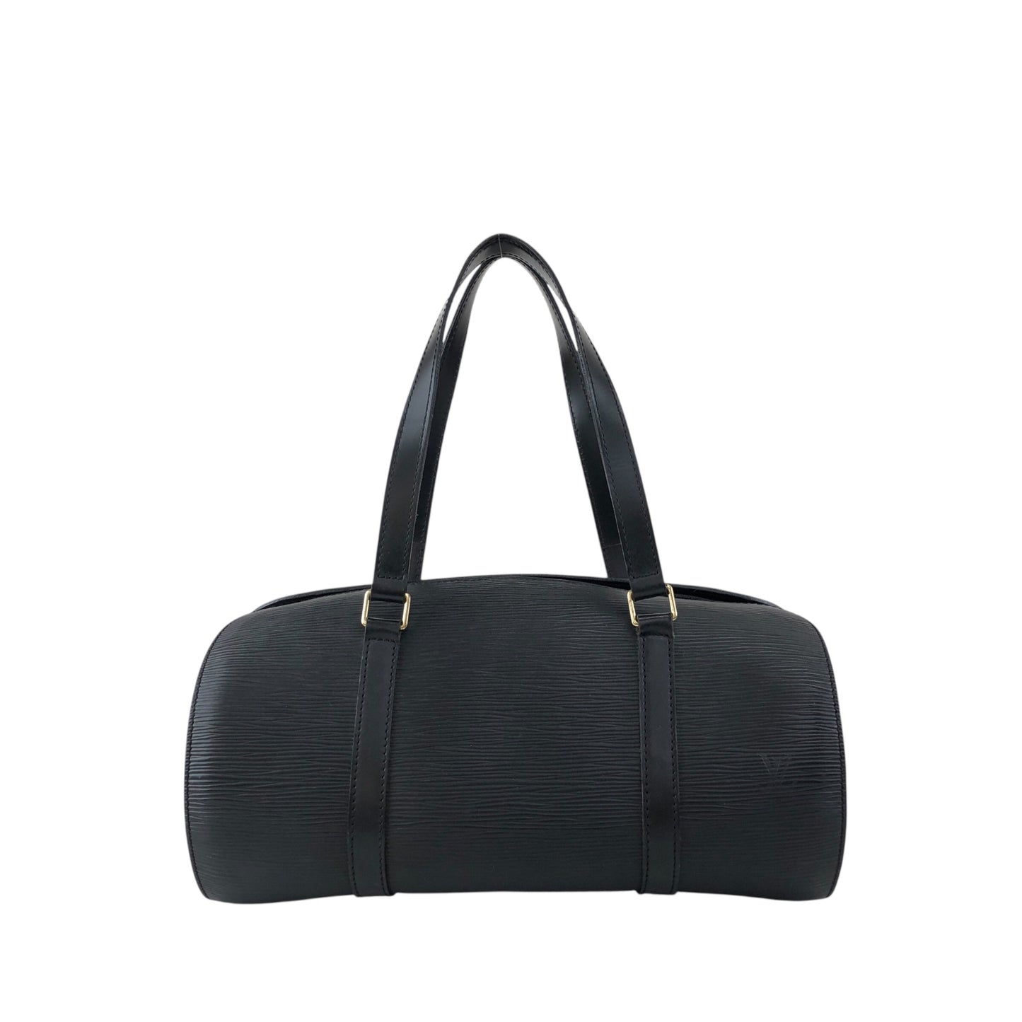 LOUIS VUITTON Handbag Barrel bag Black  Soufflot Vintage yw2s87