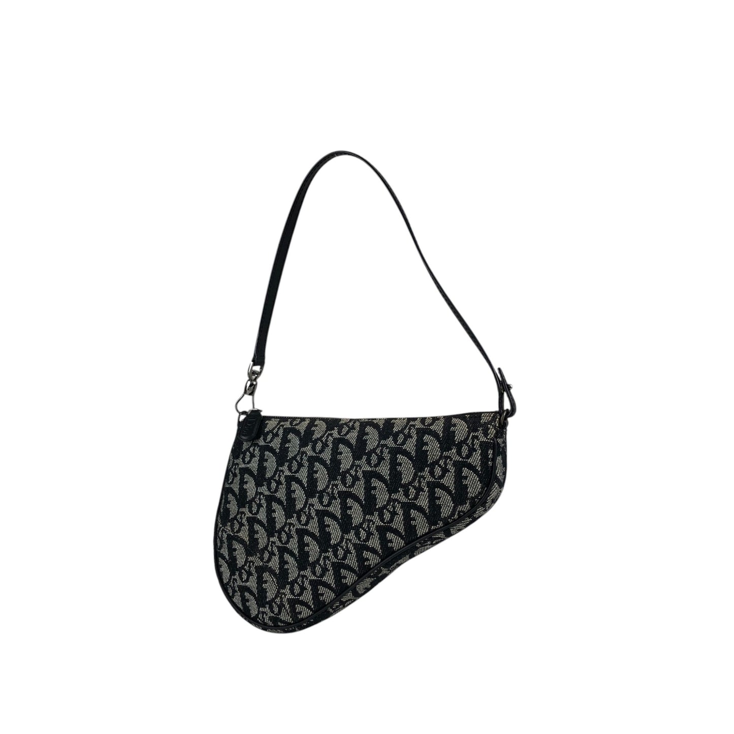Christian Dior Trotter Shoulder bag Black Vintage rnufs3