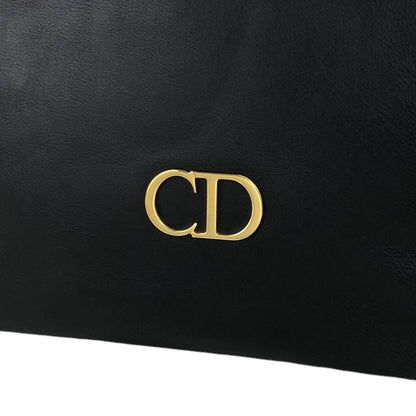 Christian Dior CD Logo Shoulder bag Totebag Black Vintage rkr48f