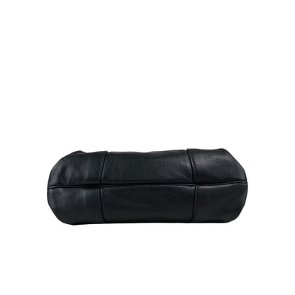 CELINE Horse Carriage Shoulder bag Black Vintage 6inwsp