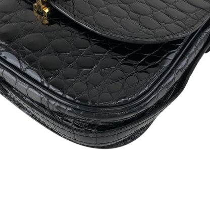 CELINE Triomphe Shoulder bag Black Vintage vtsptj
