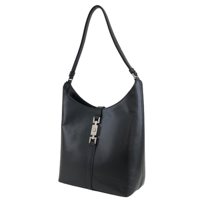 GUCCI Jackie Two-way Handbag Shoulder bag Black Vintage 4e6ara