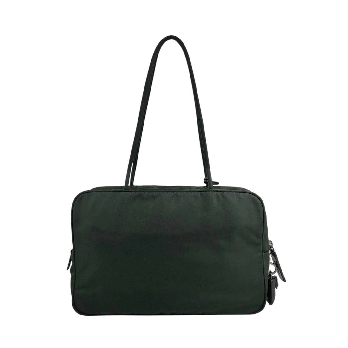 PRADA Tessuto Triangle Logo Padlock Khaki Vintage nxydgr