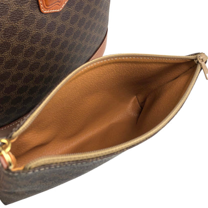 CELINE Macadam Blason Totebag Brown Vintage 4gjmmr