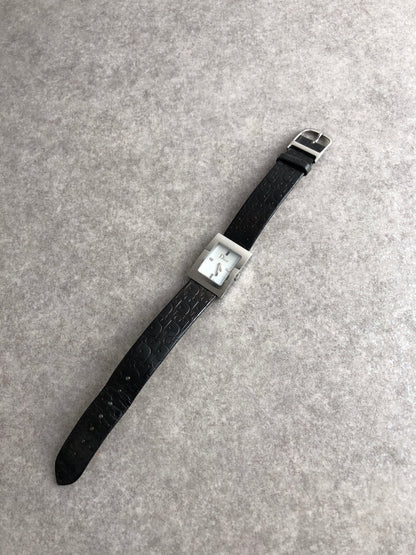 Christian Dior Trotter Quartz Watch Black Vintage pnj63r