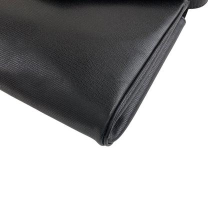 CELINE Circle Logo Shoulder bag Black Vintage bwix55