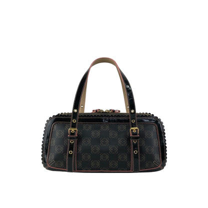 LOEWE Anagram Charm Boston bag Black Vintage u28crh