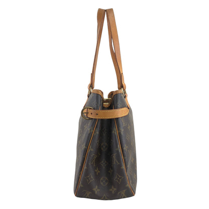 LOUIS VUITTON Monogram Handbag Brown M51154 Vintage y6xita