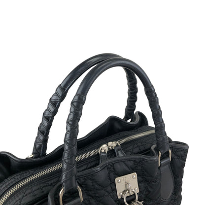 Christian Dior Charm Handbag Black Vintage ks7pis
