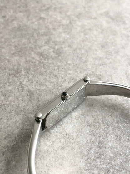 GUCCI Quartz Watch Silver 1500L Vintage u74u6j