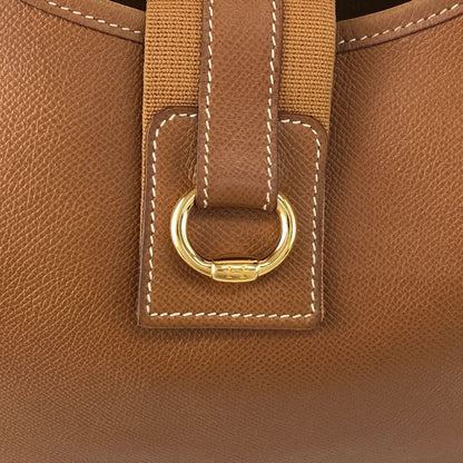 HERMES Shoulder bag Camel Vintage 7u7pah