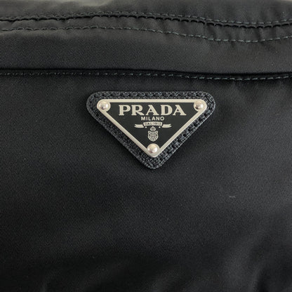 PRADA Triangle Logo Shoulder bag Sling bag Black Vintage dmm36r