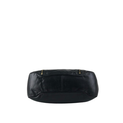 CELINE Two-way Handbag Shoulder bag Black Vintage uezhmr