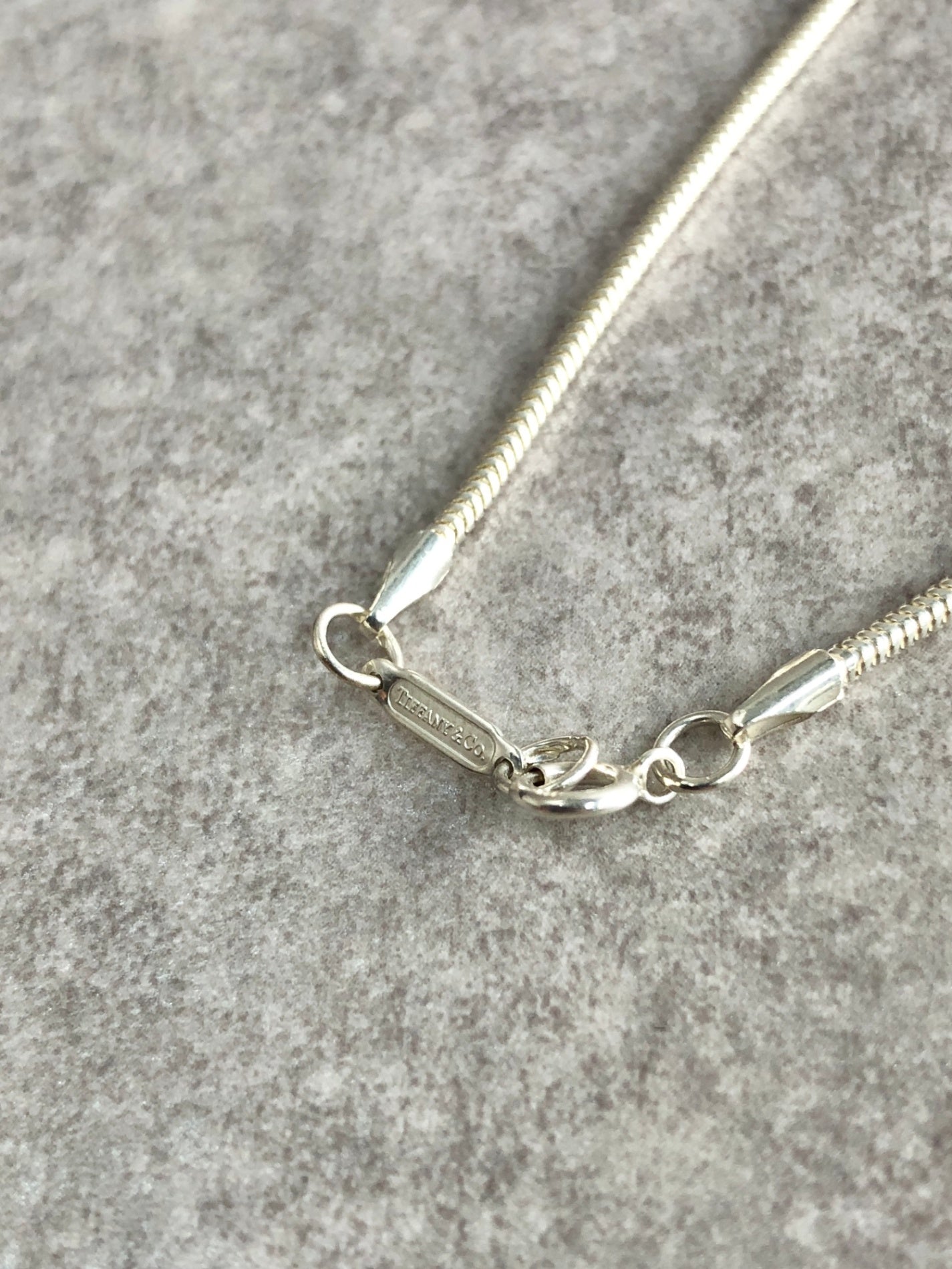 Tiffany & Co. SILVER925 Necklace Silver Vintage h2ygwh