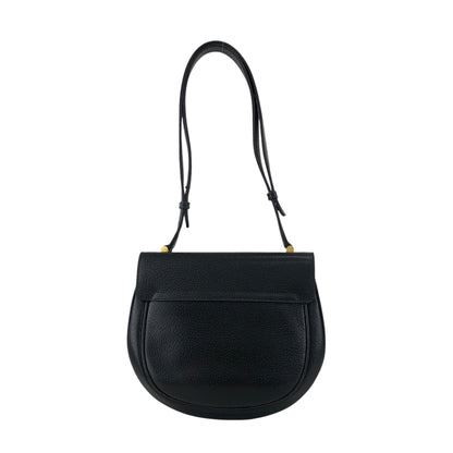 GUCCI Bamboo Shoulder bag Black Vintage g6iek4