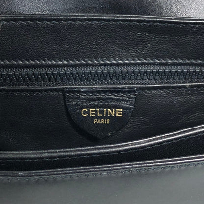CELINE Triomphe Shoulder bag Black Vintage igefky