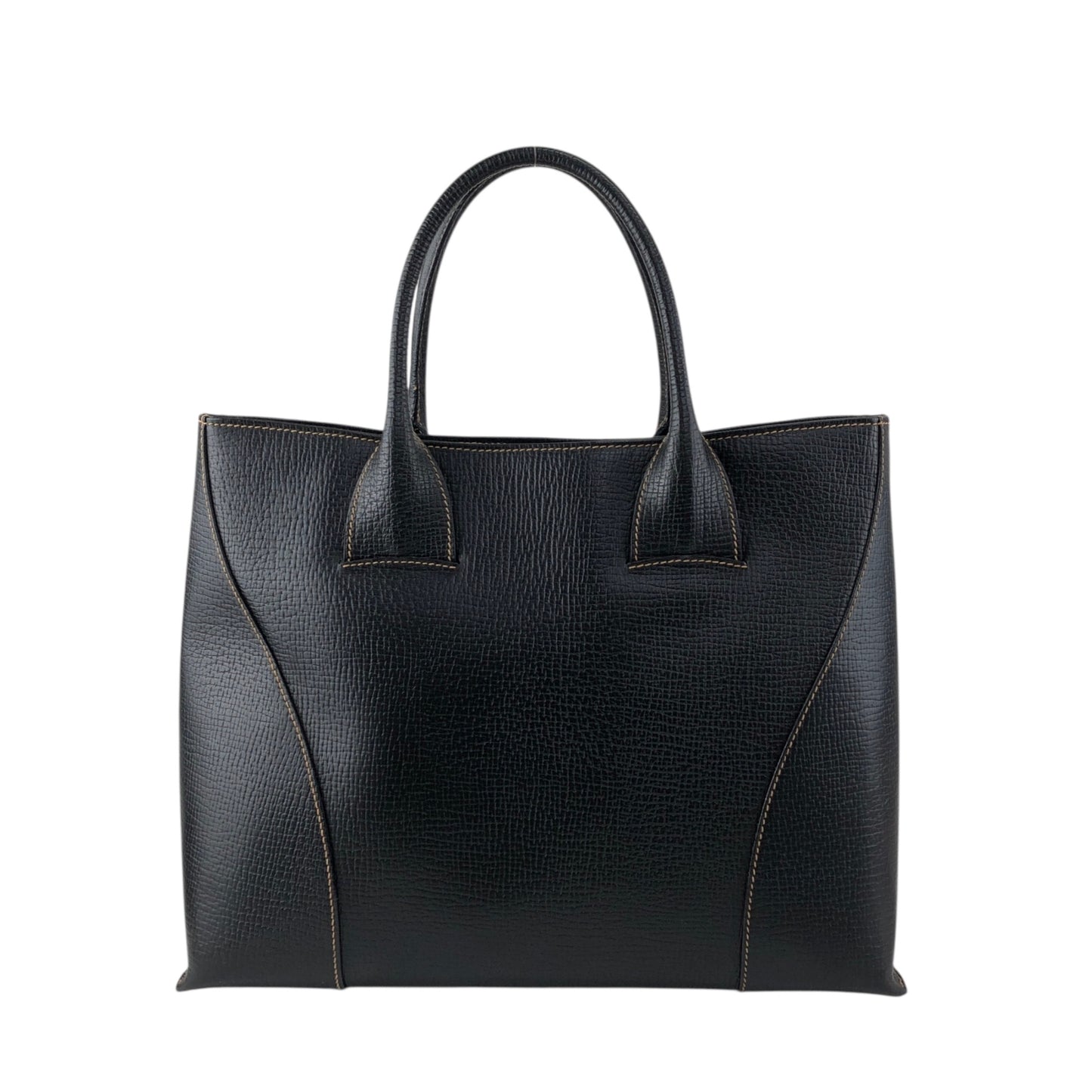 LOEWE Logo Embossed Totebag Black Vintage 5gfxms