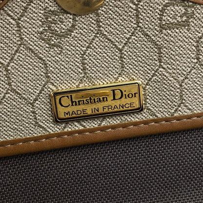 Christian Dior  Honeycomb Pattern Shoulder bag Beige Vintage hsyfun