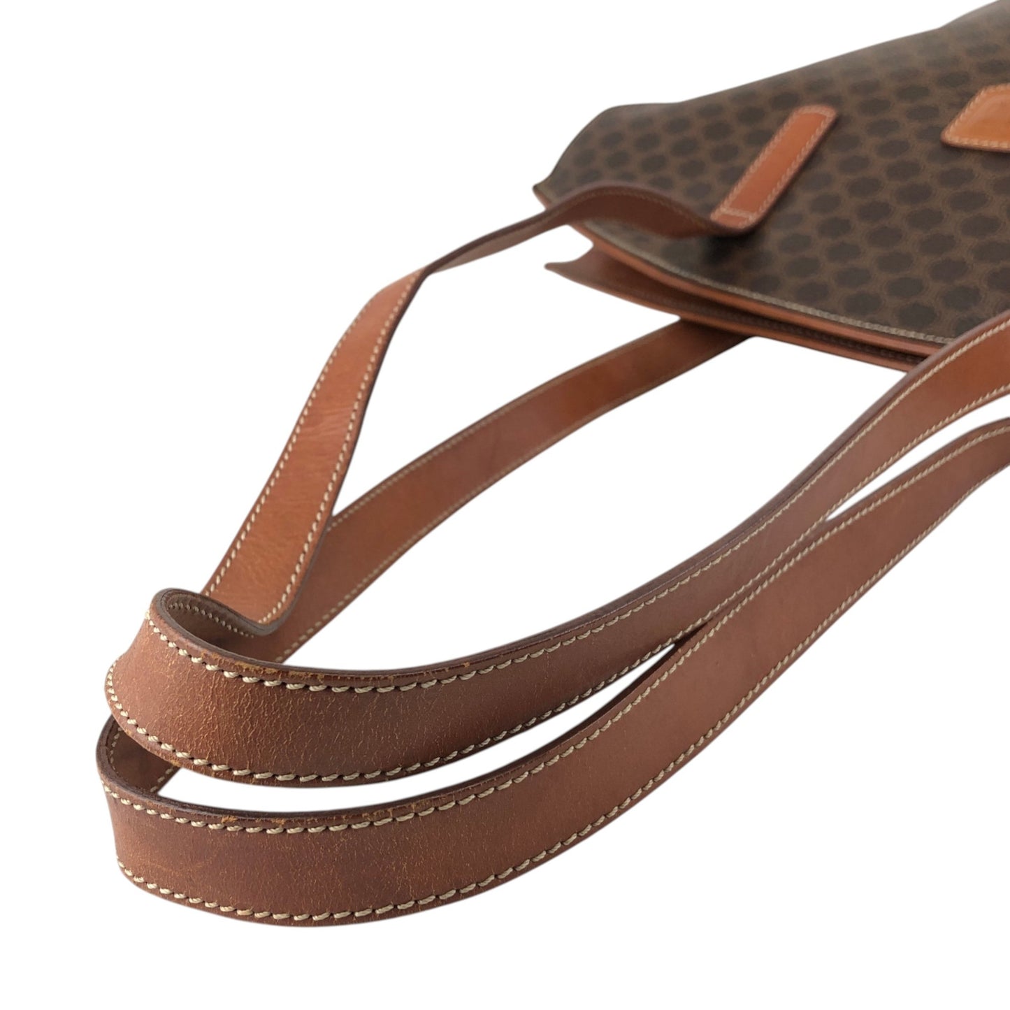 CELINE Macadam Blason Totebag Brown Vintage g7dsz6