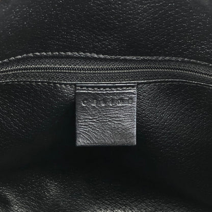 CELINE Macadam Two-way Small Boston bag Shoulder bag Black Vintage mdni2d
