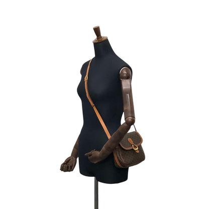 CELINE Macadam Horse Bit Shoulder bag Brown Vintage 7izj8d