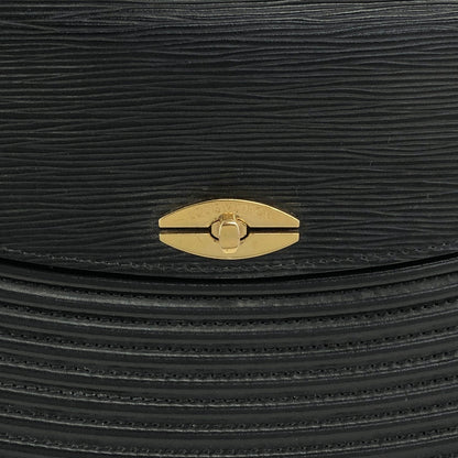 LOUIS VUITTON Epi Turn Lock Shoulder bag Black Vintage 6y7n33