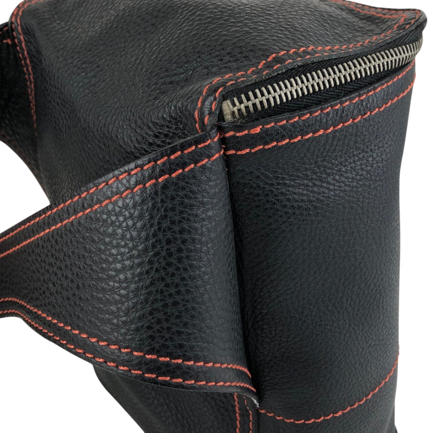 PRADA Stitch Shoulder bag Sling bag Black Vintage wg4cn6