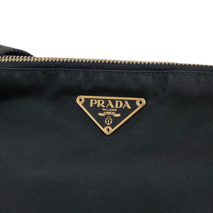 PRADA Triangle Logo Padlock Shoulder bag Black Vintage p4re3s