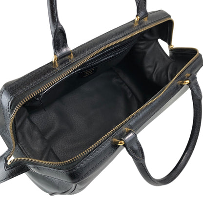 CELINE Two-way Small Boston bag Shoulder bag Black Vintage mh45yy