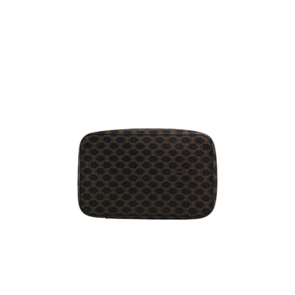 CELINE Macadam Triomphe Handbag Vanity bag Black Vintage utd2i7