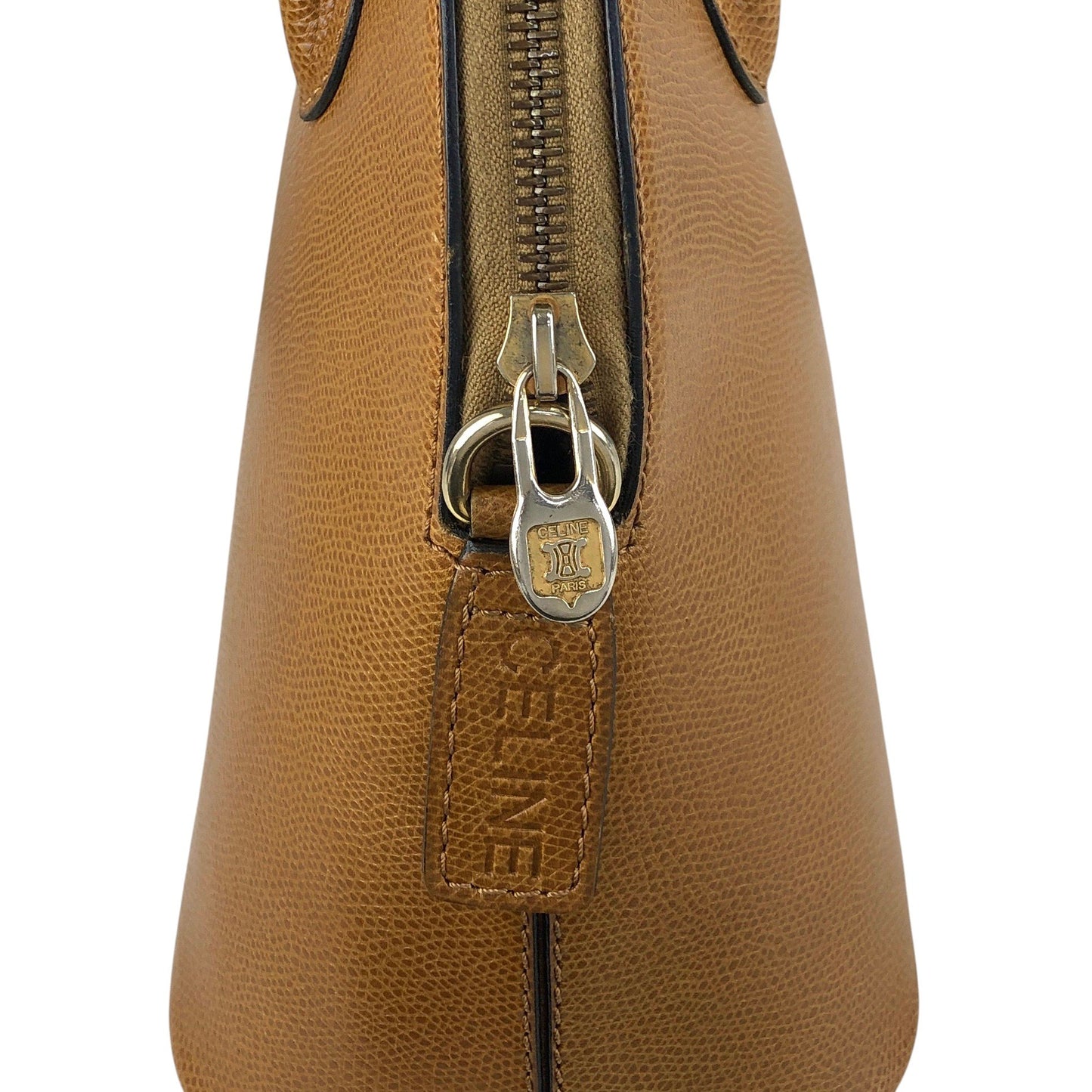 CELINE Two-way Handbag Shoulder bag Brown Vintage 5ukm4d