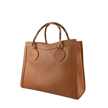 GUCCI Bamboo Handbag Brown Vintage  mxx3h2
