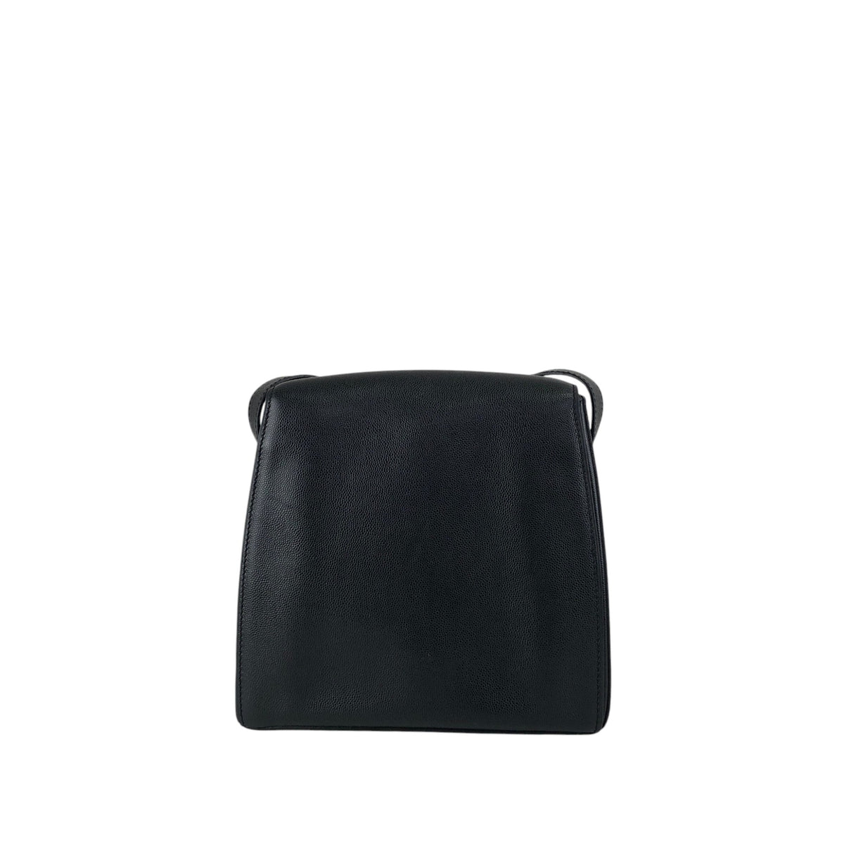 CELINE Gancini Shoulder bag Black Vintage y386id